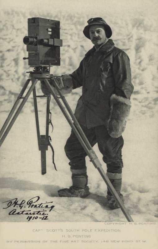 Kaptein Scotts sydpolekspedisjon. H G Ponting av Herbert Ponting