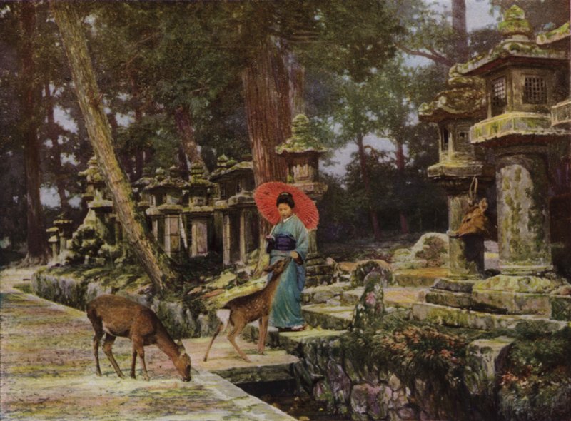 Nara, hjertet av det gamle Japan (bilde) av Herbert Ponting