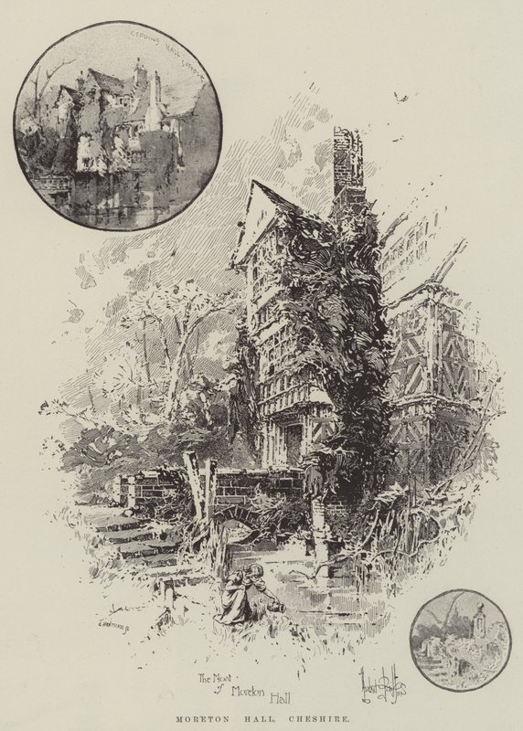 Moreton Hall, Cheshire av Herbert Railton