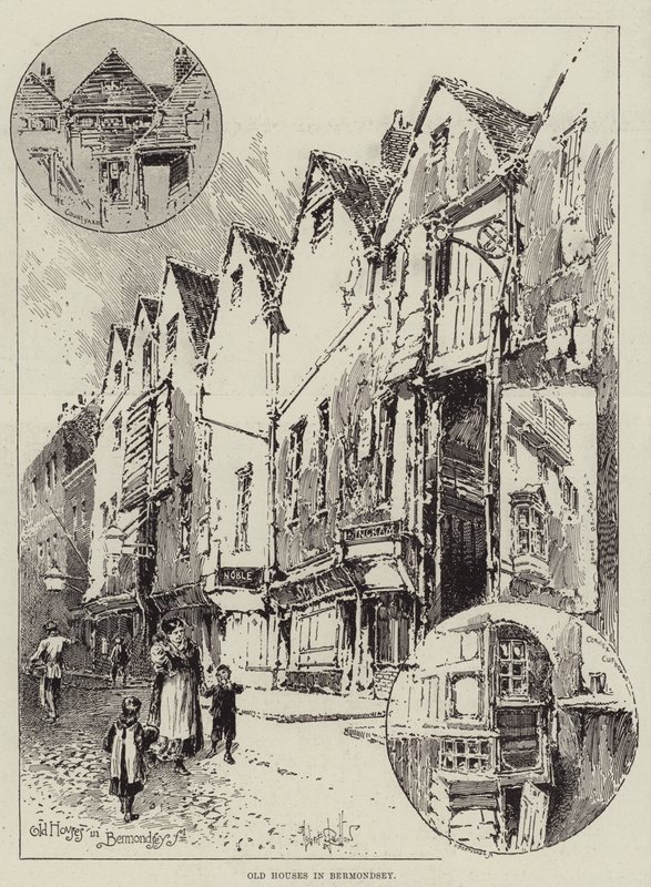 Gamle hus i Bermondsey av Herbert Railton