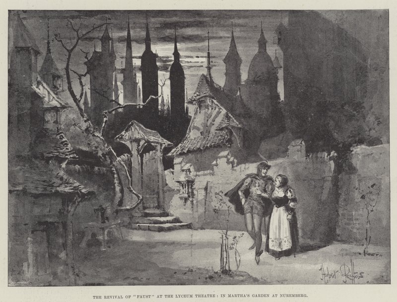The Revival of Faust på Lyceum Theatre, i Martha