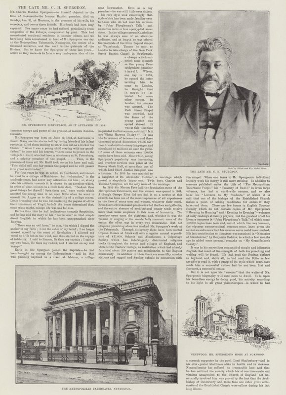 Avdøde Mr CH Spurgeon av Herbert Railton