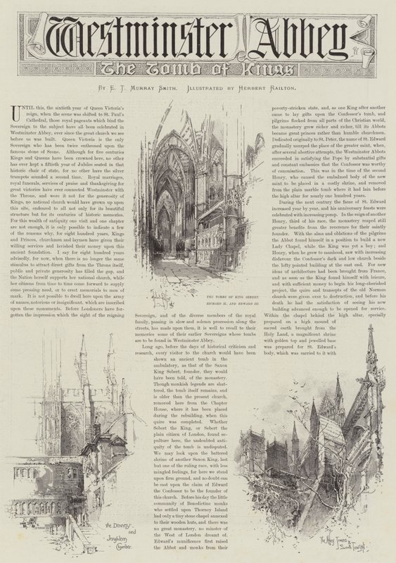 Westminster Abbey av Herbert Railton