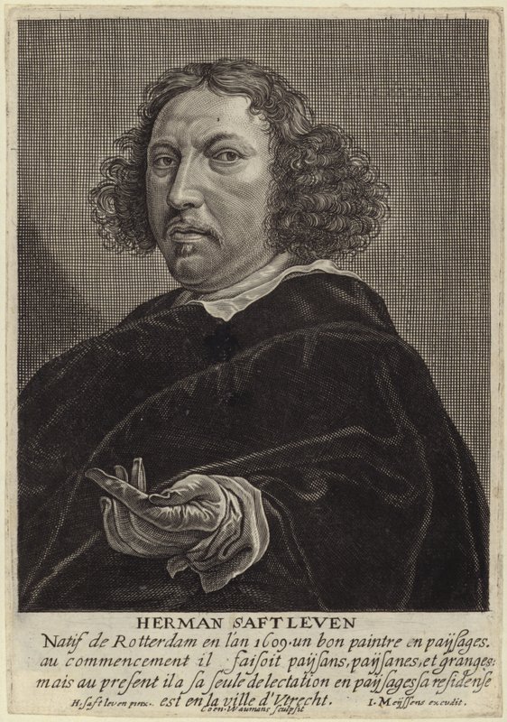 Portrett av Herman Saftleven den yngre av Herman the Younger Saftleven