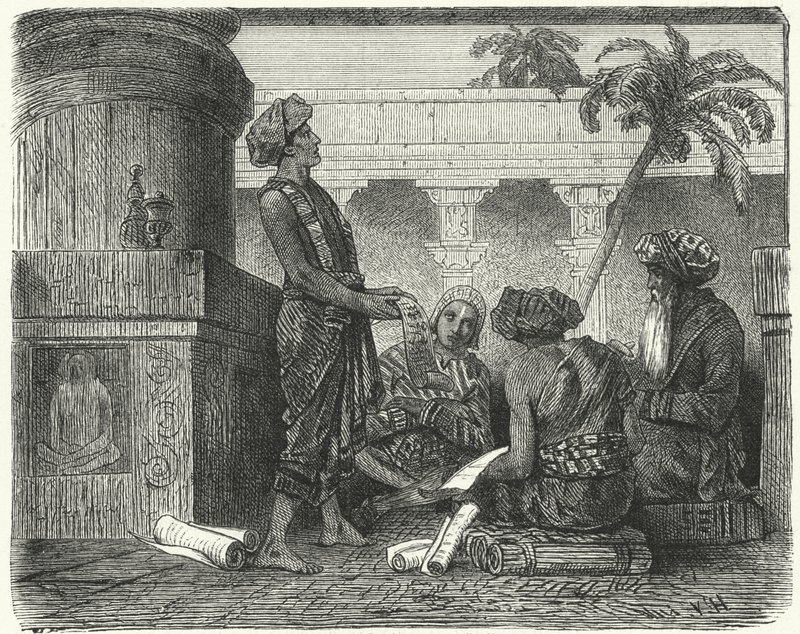 Brahminer i det gamle India av Hermann Vogel