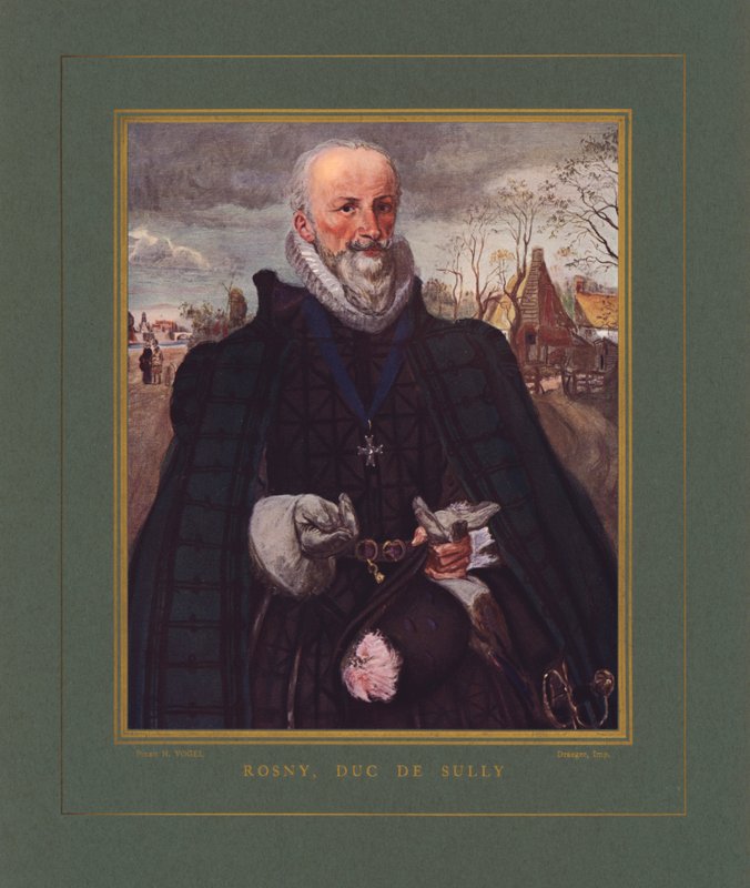 Maximilien de Bethune, hertug av Sully, Frankrikes sjefsminister under kong Henry IVs regjeringstid av Hermann Vogel