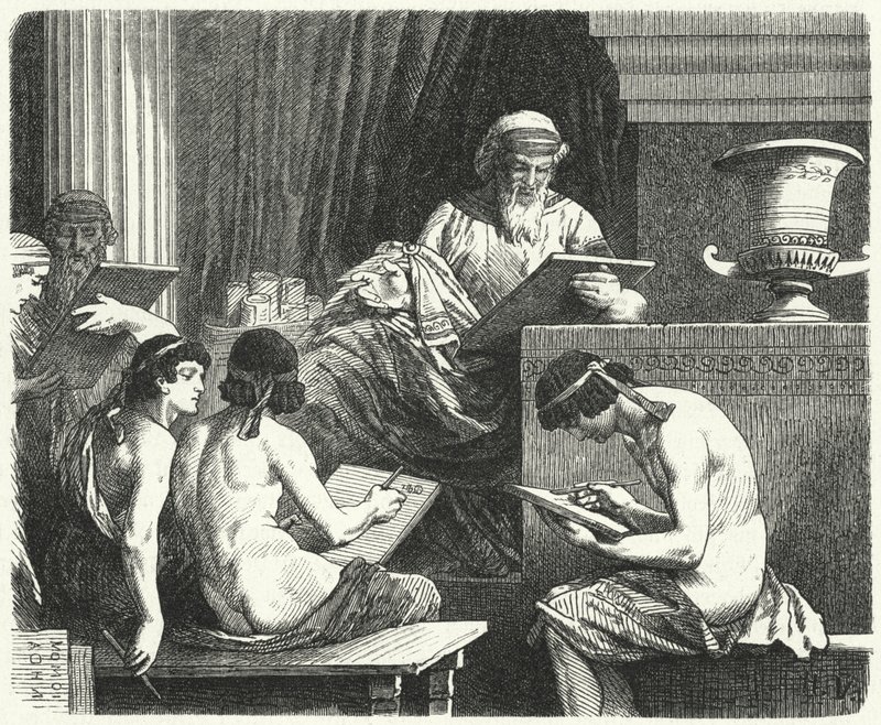 Solon, lovgiver i Athen av Hermann Vogel
