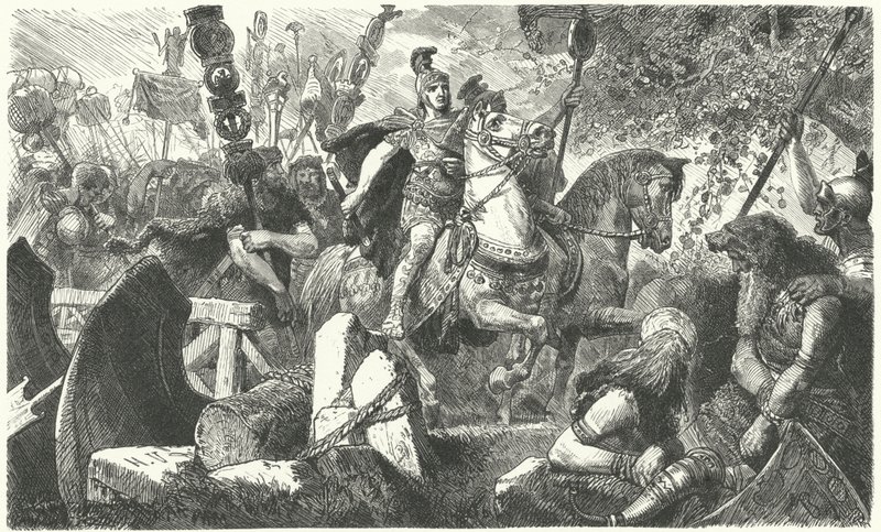 Romerne i Germania av Hermann Vogel
