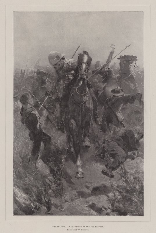 Transvaal-krigen, anklagen for de 16. lanserne av Hermanus Willem Koekkoek