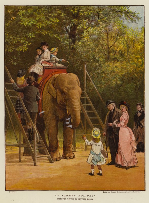 En sommerferie (chromolitho) av Heywood (after) Hardy