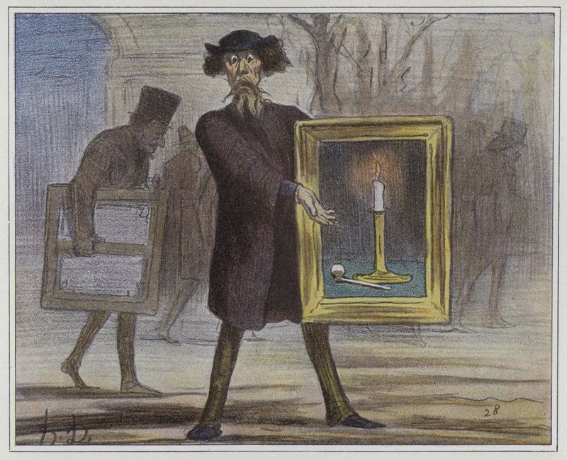 De avviste dette... Ignoramusene! av Honore circle of Daumier