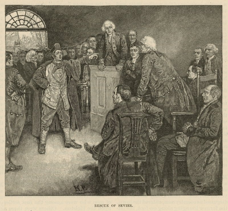 Redning av Sevier av Howard Pyle