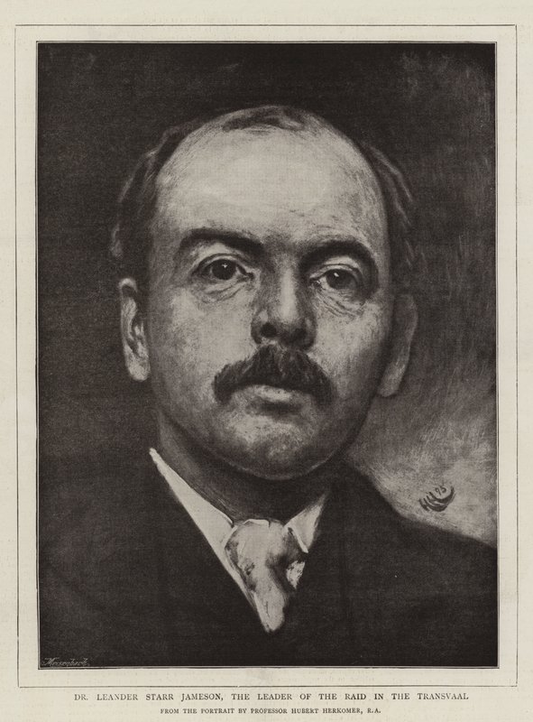 Dr Leander Starr Jameson, lederen av raidet i Transvaal av Hubert von Herkomer