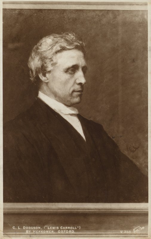 Lewis Carroll (1832-1898), engelsk forfatter av Hubert von Herkomer
