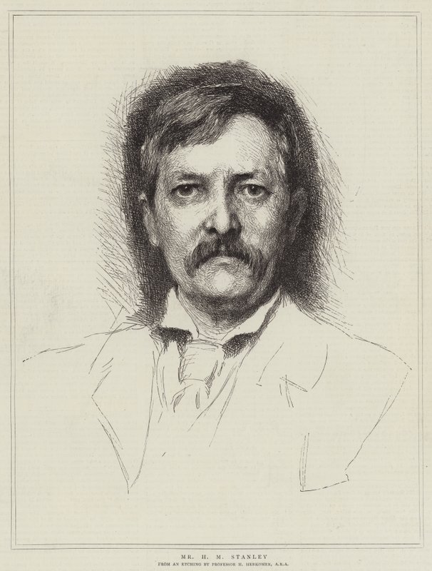 Mr H M Stanley av Hubert von Herkomer
