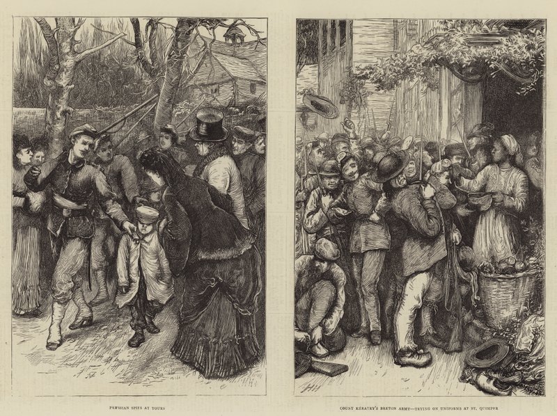 Scener i Frankrike av Hubert von Herkomer