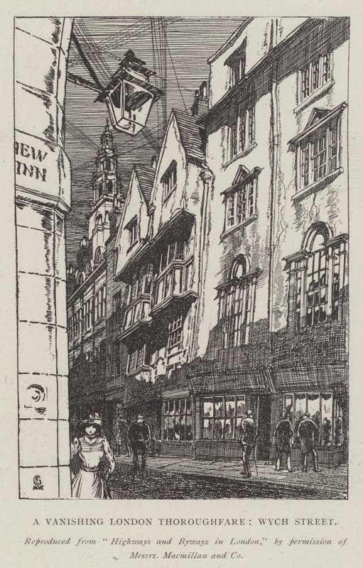 A Vanishing London Thoroughfare, Wych Street av Hugh Thomson