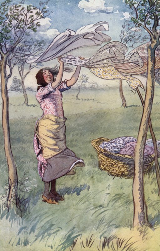 Illustrasjon for The Merry Wives of Windsor av Hugh Thomson