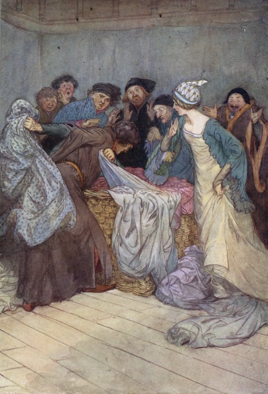 Illustrasjon for The Merry Wives of Windsor av Hugh Thomson