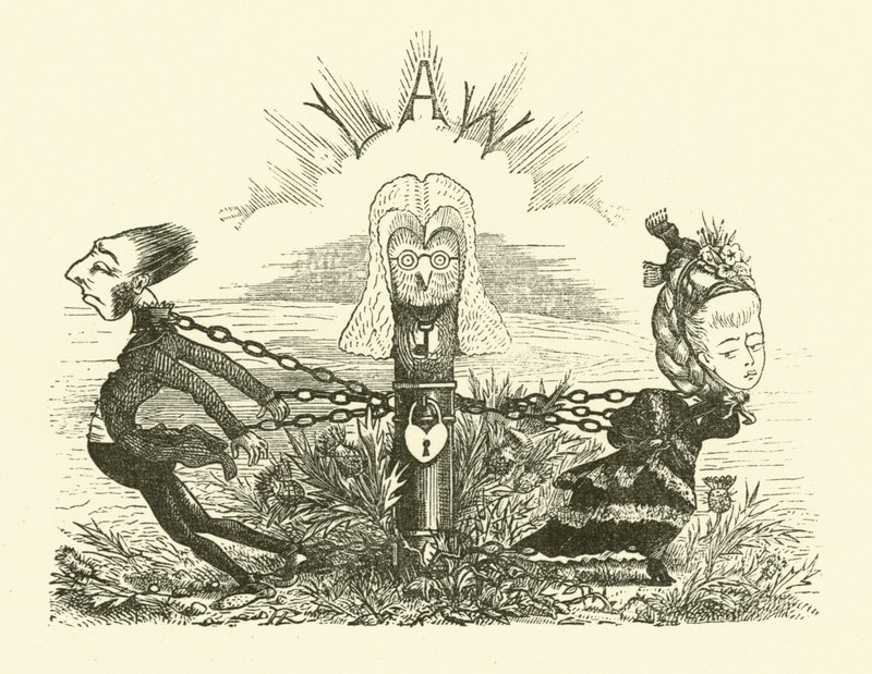 Skilsmisse (gravering) av Hugh Rowley