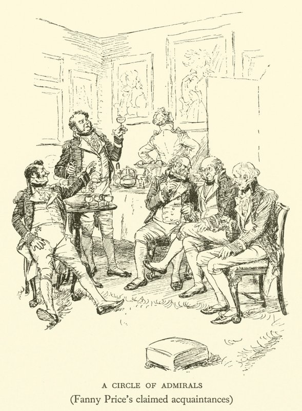 A Circle of Admirals, Fanny Prices påståtte bekjente (gravering) av Hugh Thomson