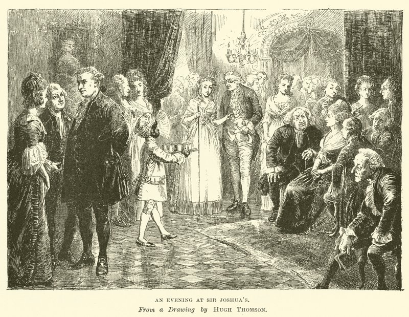 En kveld hos Sir Joshuas av Hugh Thomson