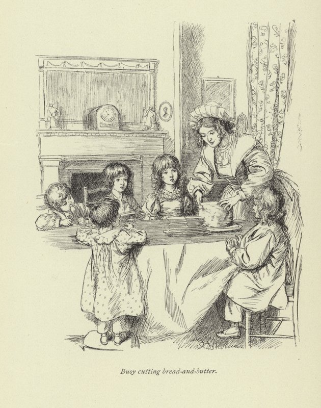 Illustrasjon for Amos Barton av George Eliot av Hugh Thomson