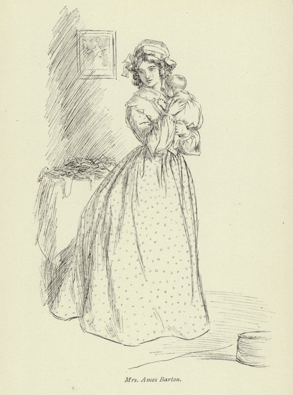 Illustrasjon for Amos Barton av George Eliot av Hugh Thomson