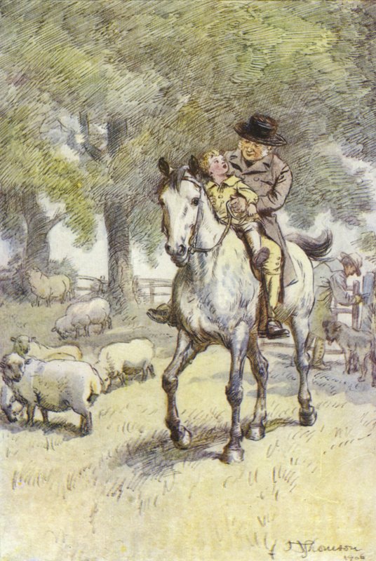 Illustrasjon for Amos Barton av George Eliot av Hugh Thomson