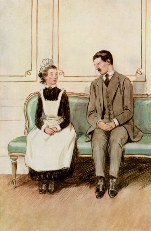 Illustrasjon for J M Barrie The Admirable Crichton av Hugh Thomson