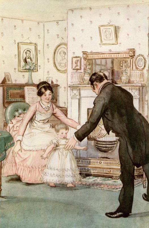 Illustrasjon for J M Barrie The Admirable Crichton av Hugh Thomson