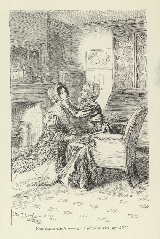 Illustrasjon for Janets Repentance av George Eliot av Hugh Thomson