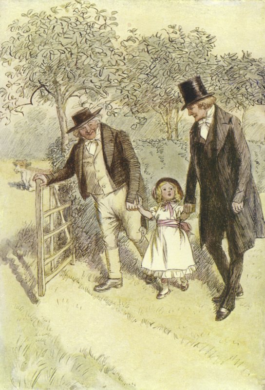Illustrasjon for Janets Repentance av George Eliot av Hugh Thomson