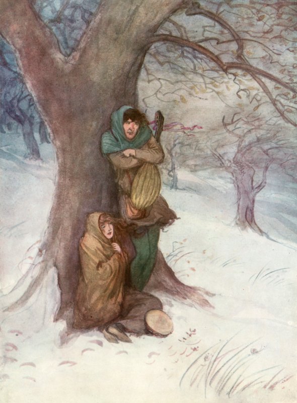 Illustrasjon for Shakespeares As You Like It av Hugh Thomson