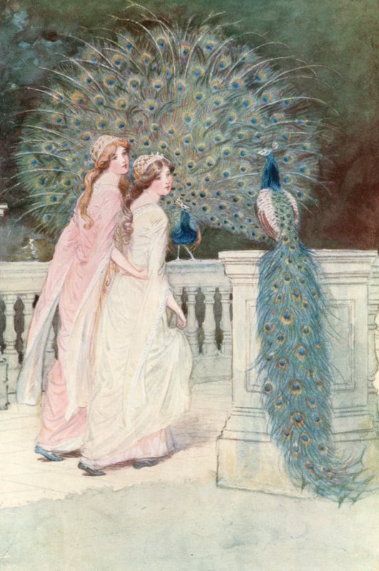 Illustrasjon for Shakespeares som du liker det av Hugh Thomson