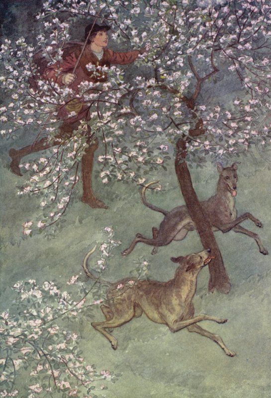 Illustrasjon for The Merry Wives of Windsor av Hugh Thomson