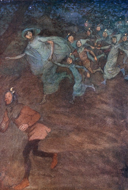 Illustrasjon for The Merry Wives of Windsor av Hugh Thomson