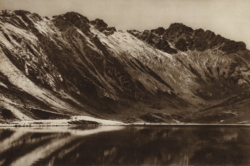Mexico: Nevado de Toluca, delstaten Mexico (s/h-bilde) av Hugo Brehme