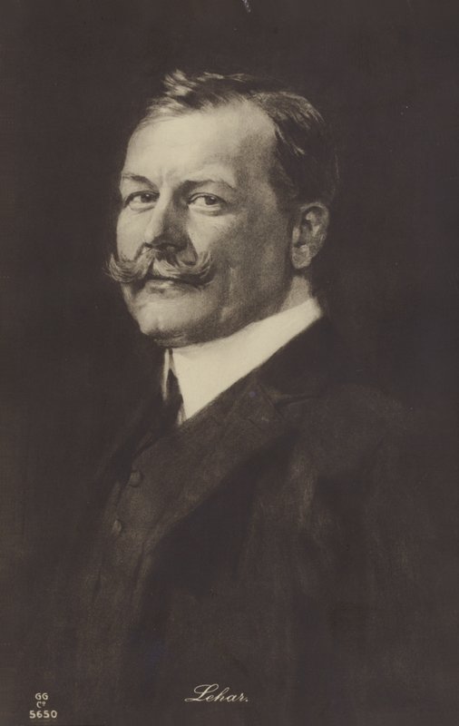 Portrett av Franz Lehar av Hungarian School