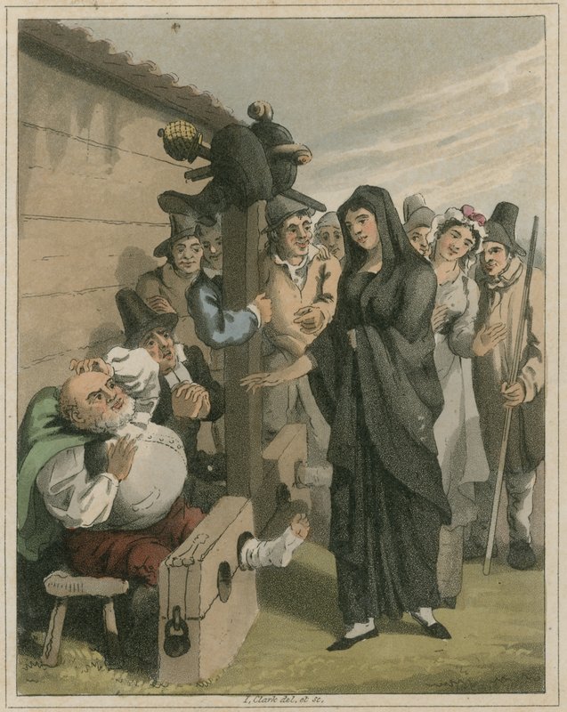 Illustrasjon fra Hudibras av Samuel Butler av I Clark