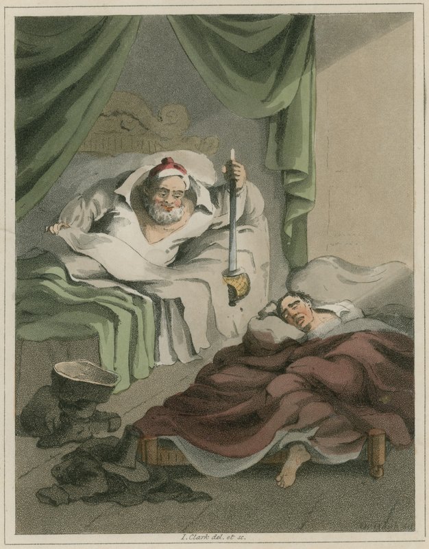 Illustrasjon fra Hudibras av Samuel Butler av I Clark