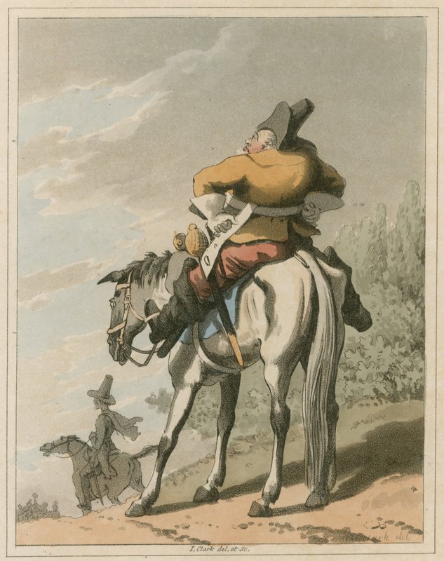 Illustrasjon fra Hudibras av Samuel Butler av I Clark