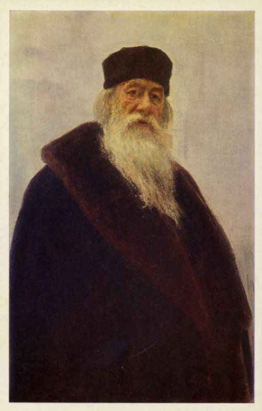 Vladimir Stasov , russisk musikk- og kunstkritiker av Ilya Efimovich Repin