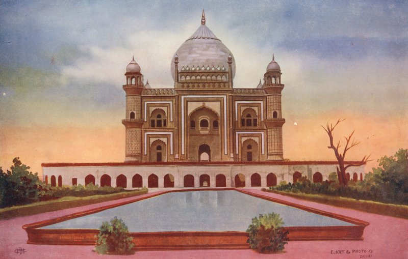 Safdar Jang-graven, Delhi (fargebilde) av Indian photographer