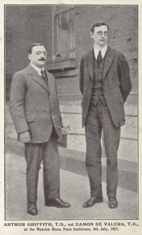 Arthur Griffith og Eamon de Valera av Irish Photographer