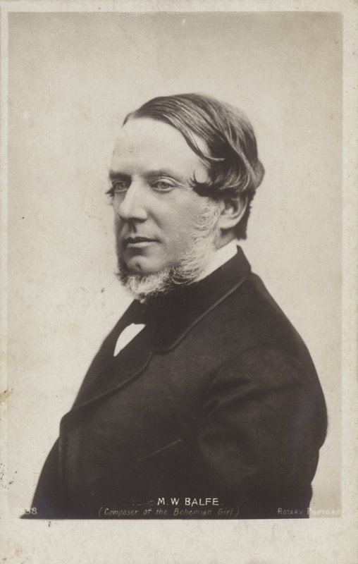 Michael William Balfe , irsk komponist (1808–1870) av Irish Photographer