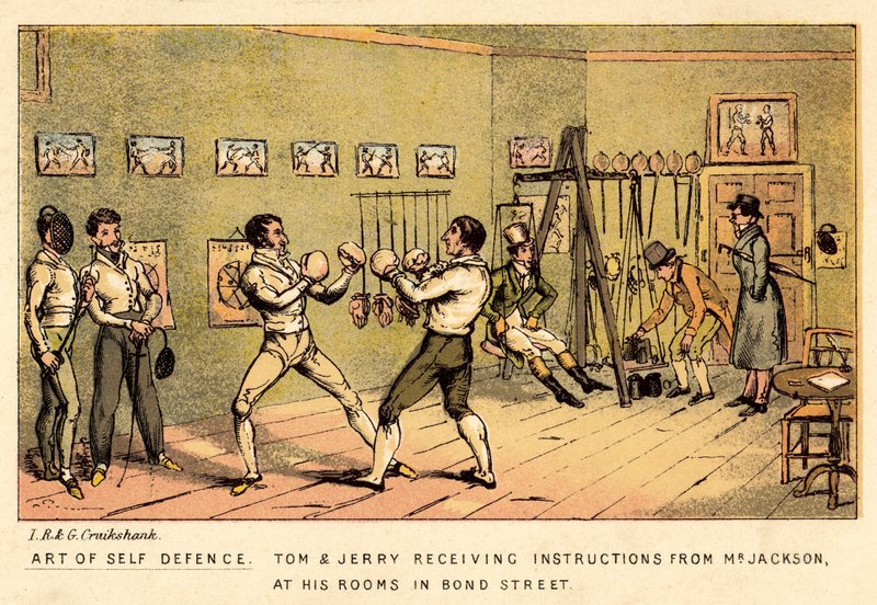 Kunst av selvforsvar av Isaac, Robert and George Cruikshank