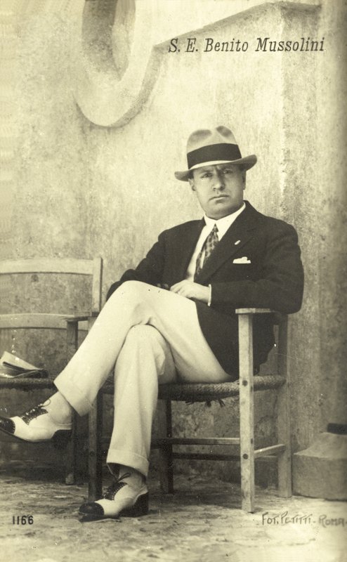 Benito Mussolini av Italian Photographer