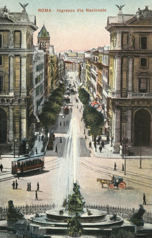 Roma, Italia, Via Nazionale av Italian Photographer