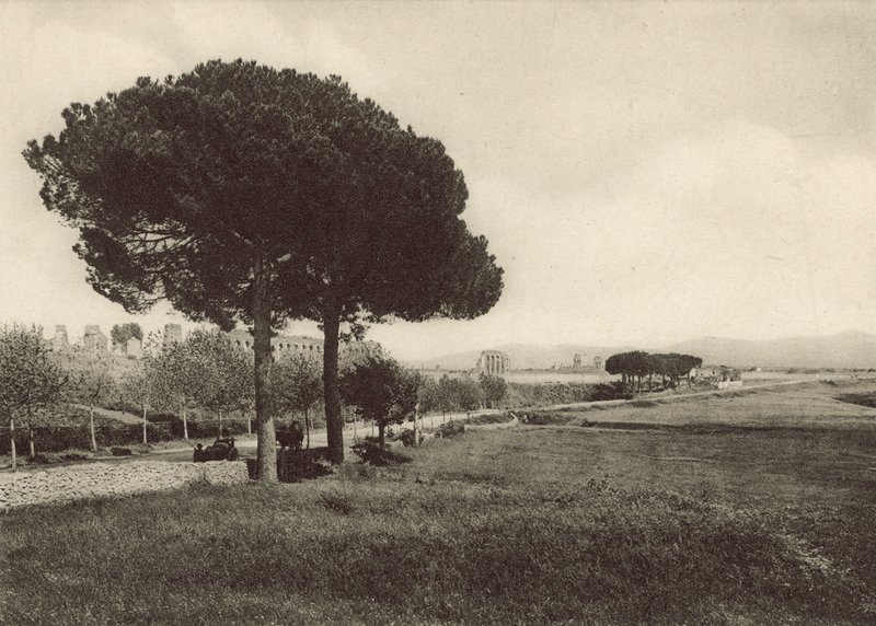 Akvedukten til Claudius på den nye Appian-veien av Italian Photographer